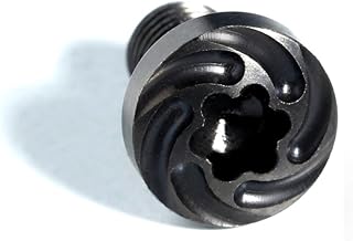 4 ea Black Whorl 1911 Grip Screws, 4 ea O Rings | for Full Size or Slim Grip bushings | 3/16” min Grip Thickness | US Made for Colt and Clones | Look at Photos of Screws with Grips/Guns - Challis Grips