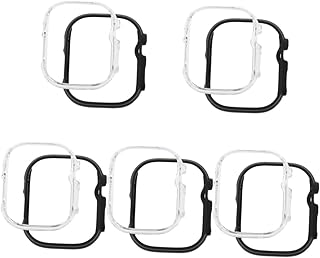 UKCOCO 10 Pçs Watch8 Case Smartwatch Cases Smartwatches Hard Watch Cover Watch Decor Preto E Branco Capa Do Relógio Protetor De Bordas Relógio Shell Caso Do Relógio Para Substituição