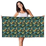 Vendhui Oak Forest Gouache Beach Towel 27.5x55...