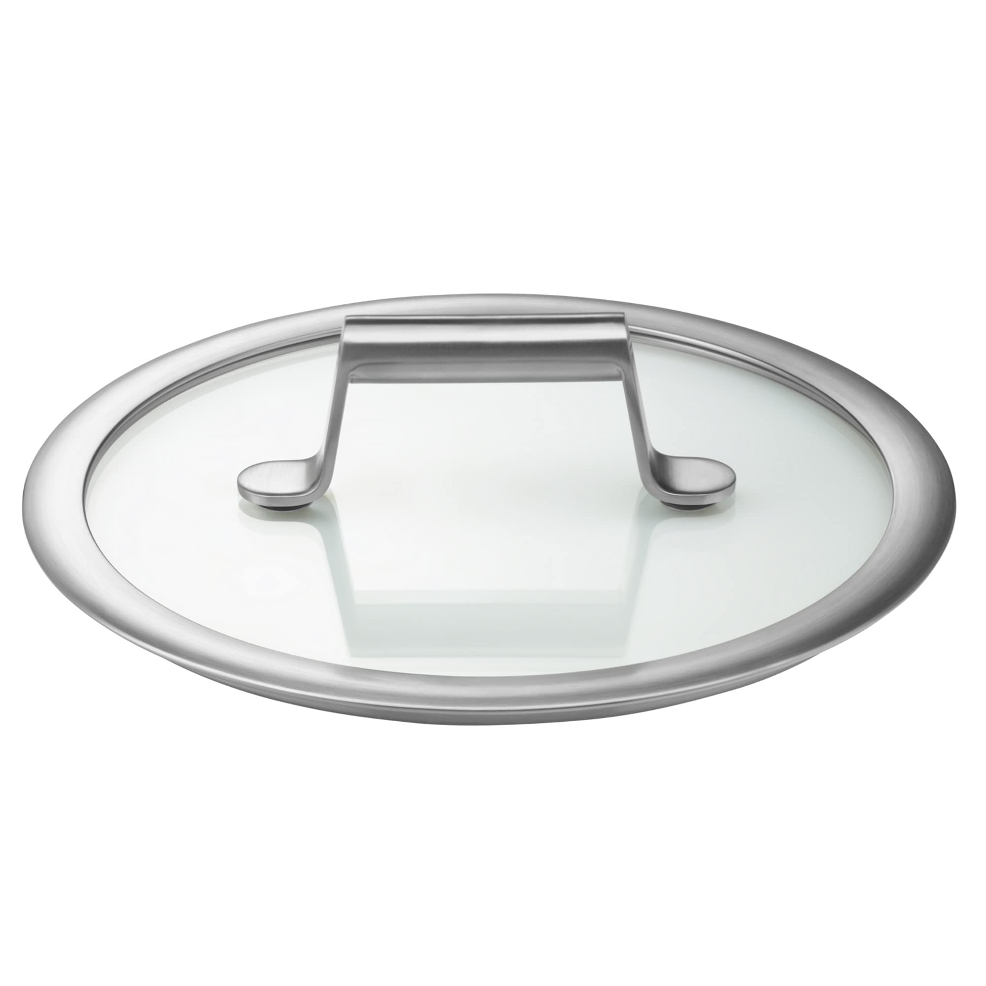 WMF Comfort Line garnek do gotowania, mały, 20 cm, szklana pokrywka, garnek do smażenia indukcyjnego 2,5 l, matowa stal nierdzewna Cromargan, skala wewnętrzna, możliwość układania w stos, niepowlekany