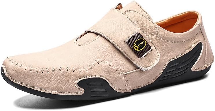 Mocassins en croûte de cuir pour hommes, grande taille 38 47 Mocassins en croûte de cuir pour hommes, grande taille 38 47