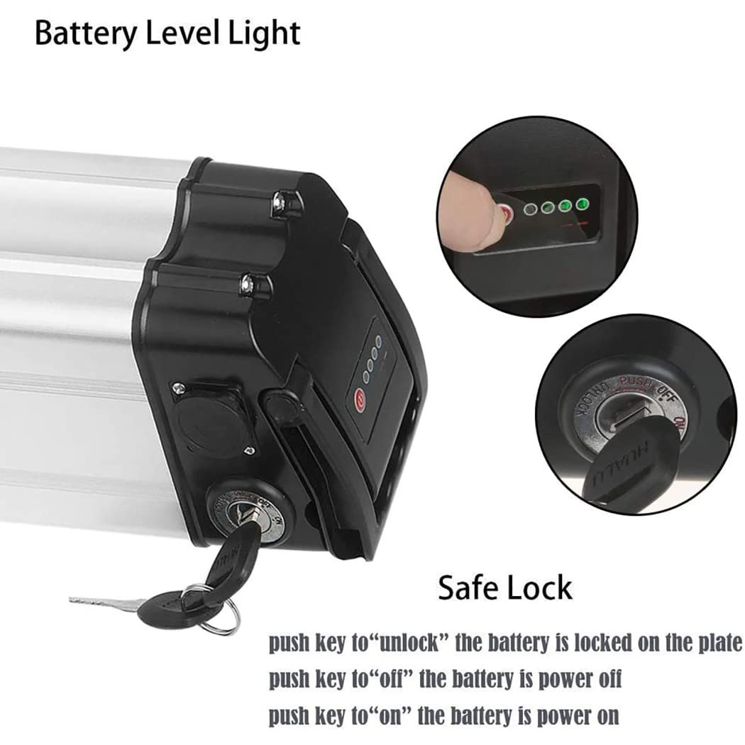 Amazon | 36V 10AH 360Wh E-bikeバッテリー 10000mAhリチウム