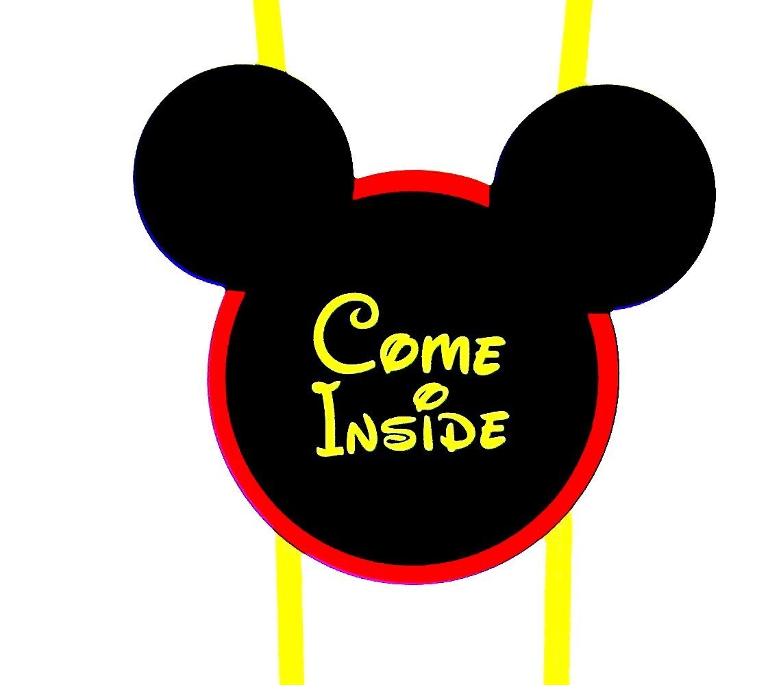 amazon-com-boston-creative-company-mickey-mouse-inspired-party-supplies-mickey-mouse-clubhouse-inspired-door-sign-come-inside-it-s-fun-inside-birthday-welcome-hange-home-kitchen