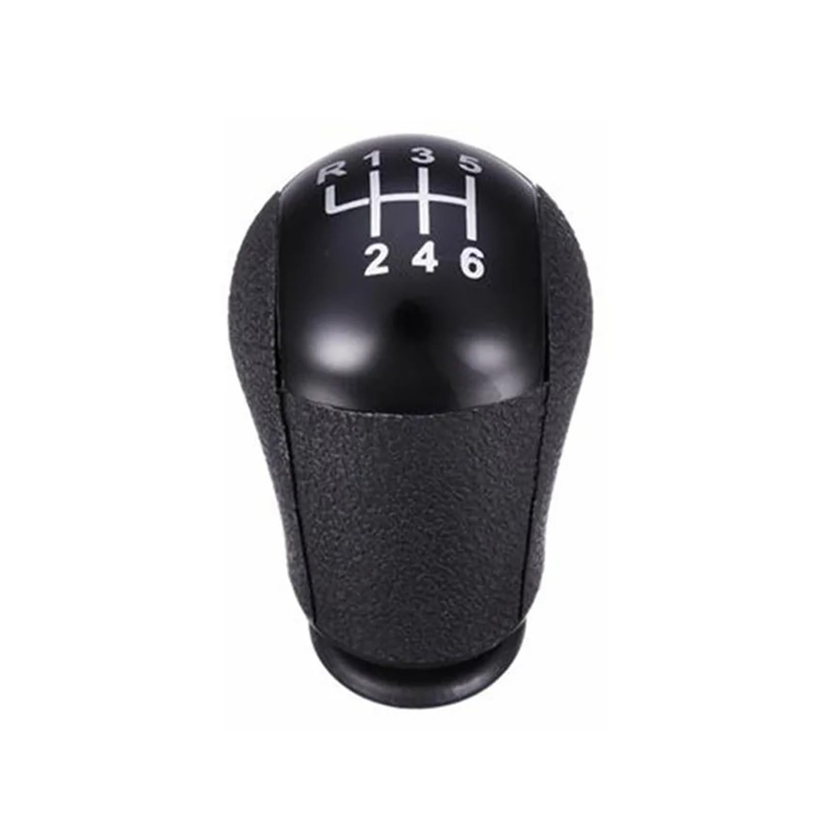 Glblpexelr 6-Speed Black Upgrade Gear Shifter Knob For Fiesta Mk6 For Focus
