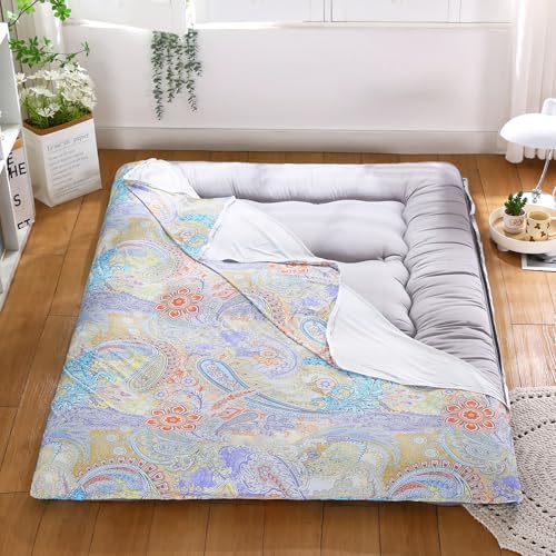 B,120 200cm,Fundas De Futón Para Colchones De Suelo De Futun De Estilo Japonés, Zapatillas Suaves Y Transpirables Con Cremallera, Fundas De Polvo Lavables A Máquina, Sin Encoger B,120 200cm,Fundas De Futón Para Colchones De Suelo De Futun De Estilo Japonés, Zapatillas Suaves Y Transpirables Con Cremallera, Fundas De Polvo Lavables A Máquina, Sin Encoger