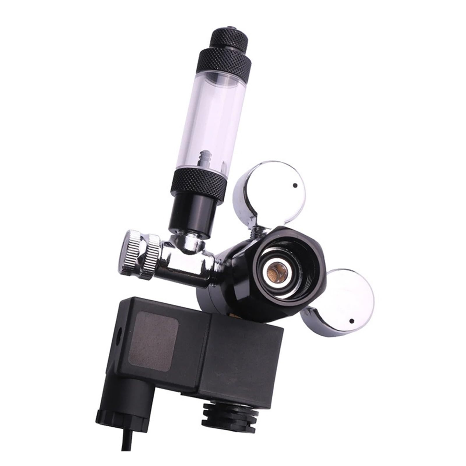 HEXEH Regulador de CO2 for Acuario, medidor de presión, Tanque de Plantas de Peces, válvula de retención solenoide, Contador de Burbujas, Accesorios, Reductor de dióxido