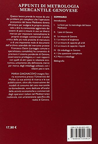 Appunti Di Metrologia Commerciale Genovese. Un Contributo Della Documentazione Aziendale Datini - 2