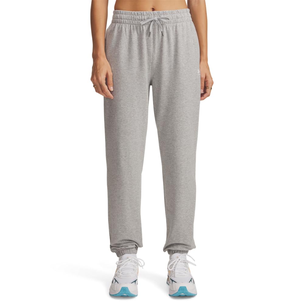Under Armour Sport Terry Jogger - Mod Gray Light Heather / / White - MD