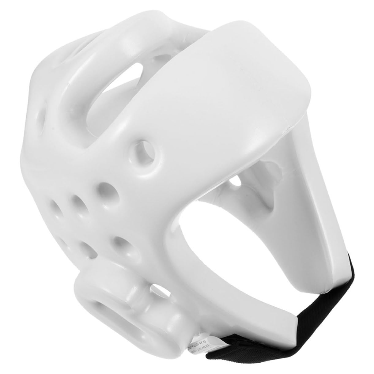 Casco da Boxe in Pu Bianco Design Ergonomico e Pratico per Allenamento di Taekwondo e Karate Protezione Testa per Adulti e Bambini