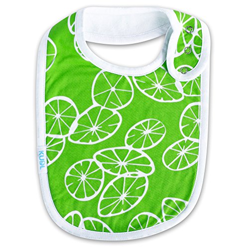 Baby Bib Large Toddler Burpy Absorbent Feeding Reflux Drool Teething Snap Button - Thumbnail 3