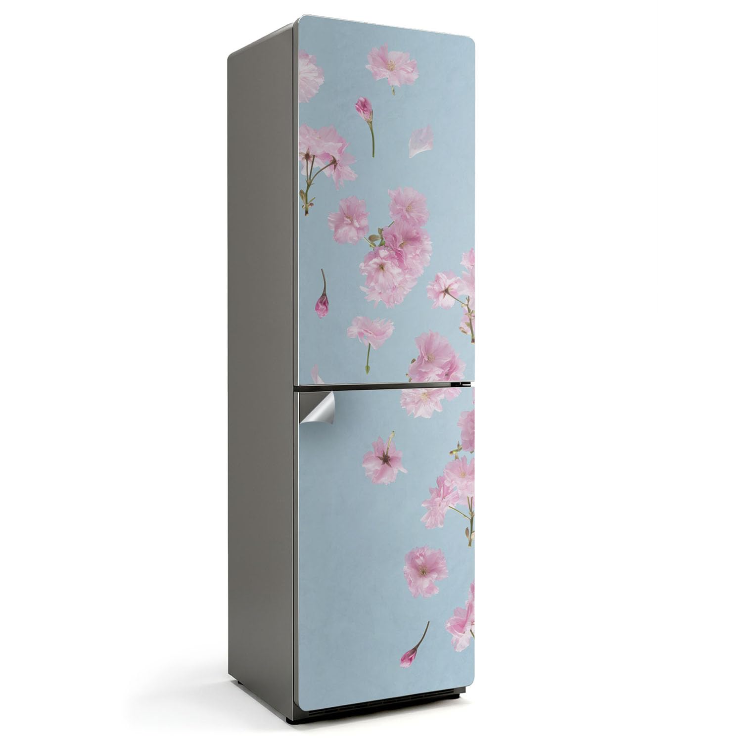 Autocollants pour Frigo 60x205 cm Motif Floral Couvrant Integral