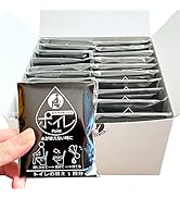 Amazon.co.jp: 簡易トイレ用 凝固剤 100回分 ポイレかた丸 【防災士