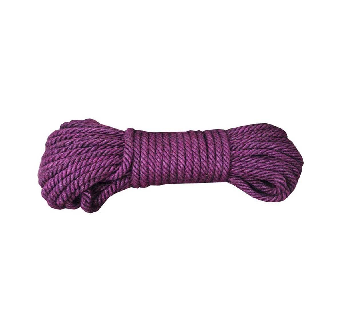 Cuerda de yute morada 4 mm evita roturas en manualidades y jardines