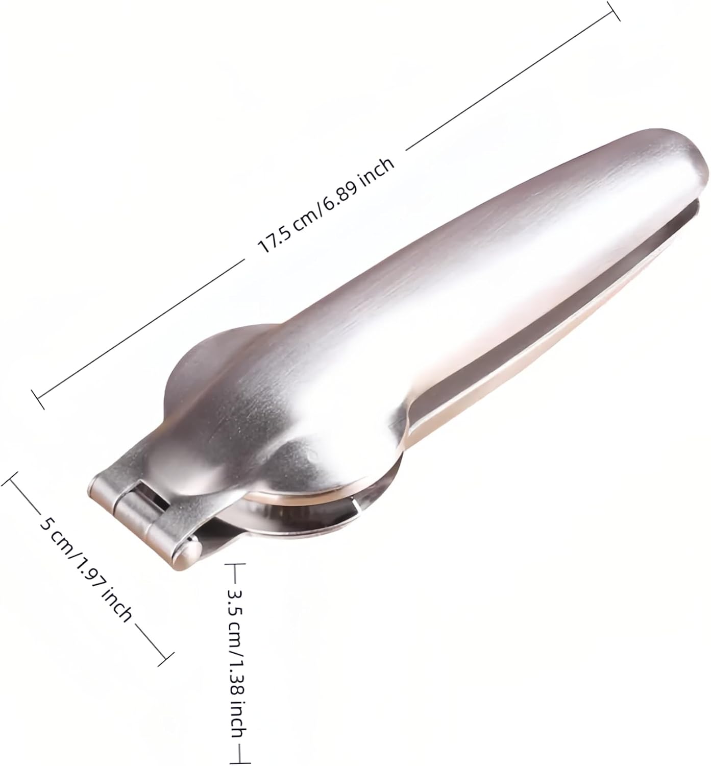 Multi-Purpose Nut Cracker Tool, 6.89 inch Stainless Steel Opener for Chestnuts, Walnuts, Almonds, Peanuts with Anti-Slip Design