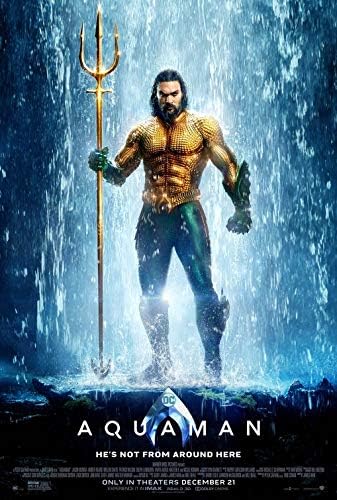 Aquaman 11 5 X17 Original Promo Movie Poster 19 Jason Momoa Dc Justice League At Amazon S Entertainment Collectibles Store