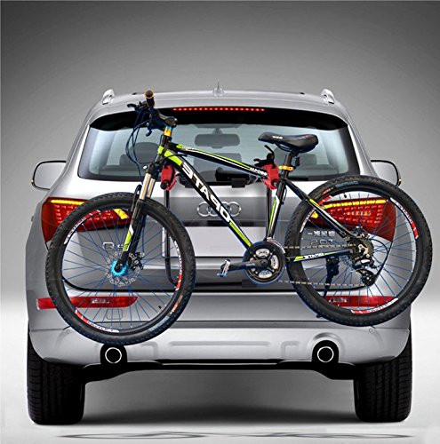 oypla universal 3 bike bicycle hatchback car mount rack stand carrier