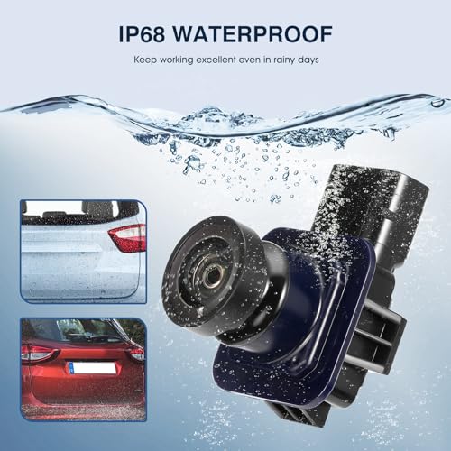 Image of Rear View Backup Reverse Camera Compatible with Ford C-Max Energi C-Max Hybrid 2013-2016 Replaces DM5Z-19G490-A DM5Z-19G490-B