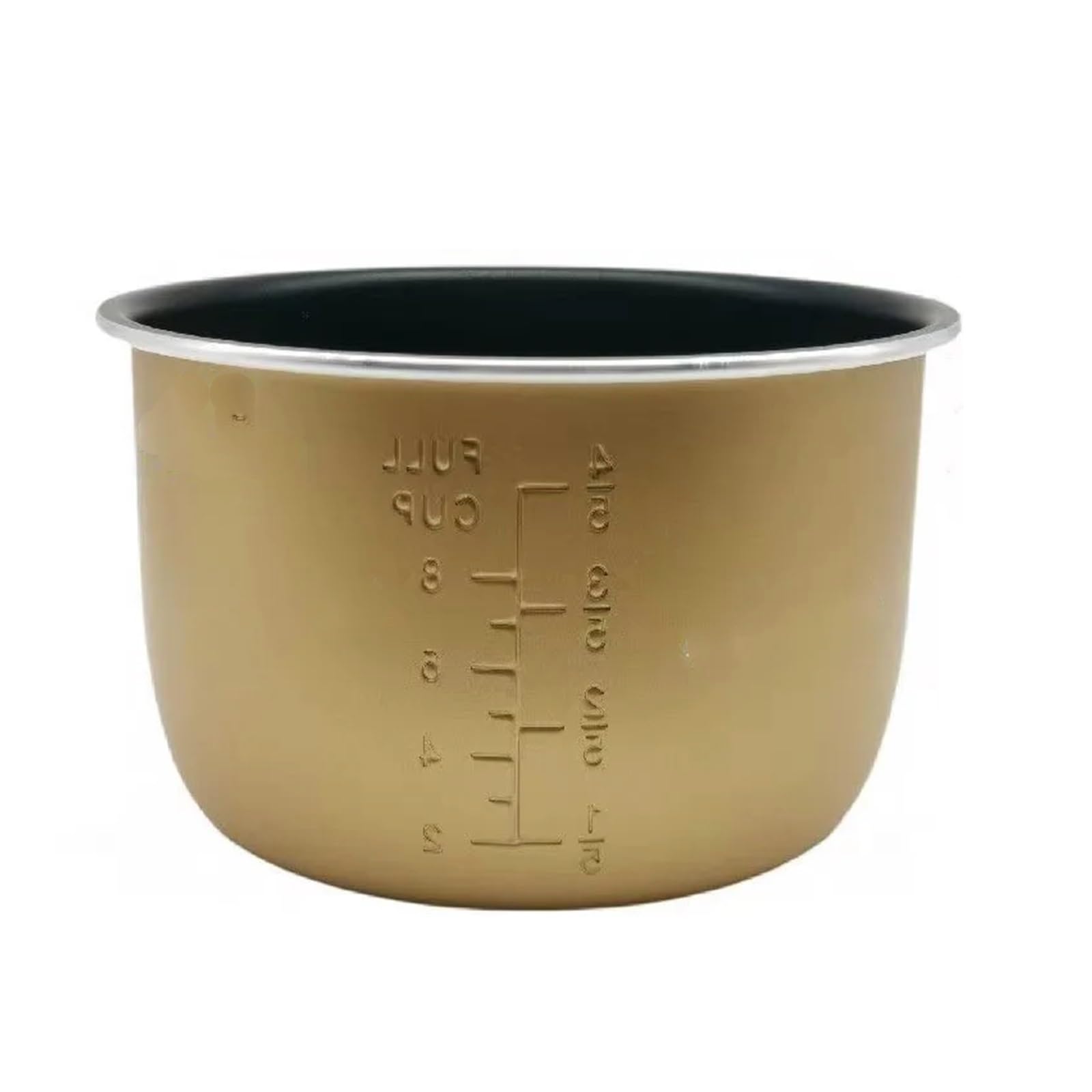 Pentola interna universale di ricambio per pentole a pressione da 4 L/5 L/6 L, pentola interna antiaderente per pentole a pressione interno universale (giallo, 6 l)