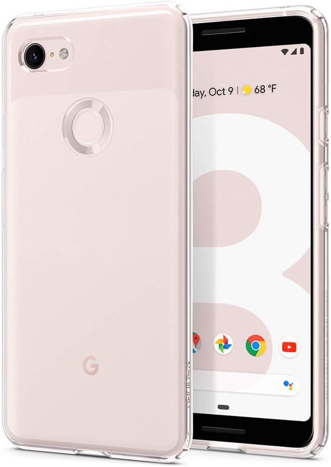 Spigen Liquid Crystal Back Cover Case for Pixel 3, Clear Transparent, Flexible Protection - TPU | Crystal Clear