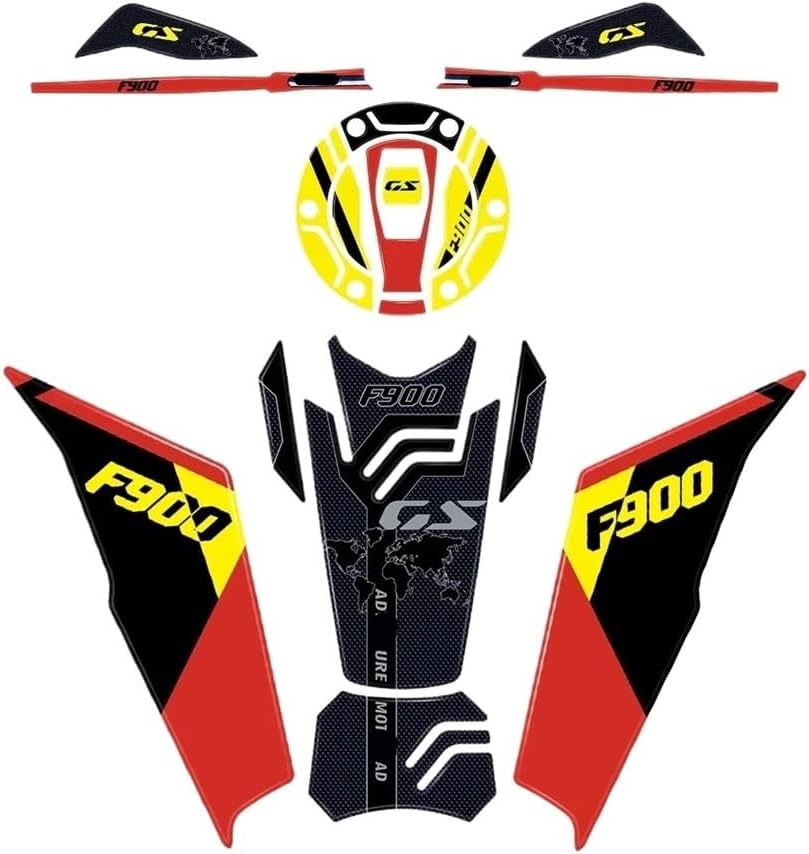 Tank Traction Pad Motorbike Tank Pad Sticker Epoxy Resin Protective Sticker for F900GS F 900 GS for Adventure 2024