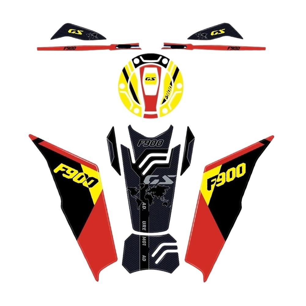 Fuel Tank Protector Motorbike Tank Pad Sticker Epoxy Resin Protective for F900GS F 900 GS for Adventure 2024