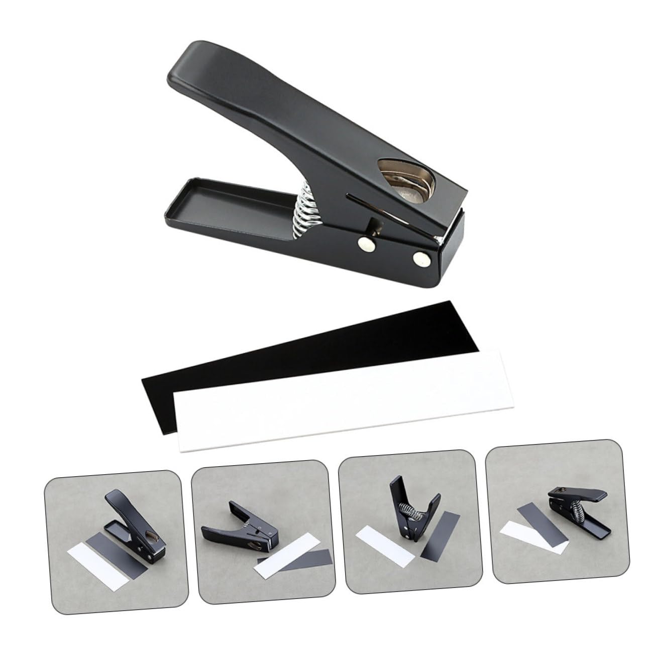 Beaupretty Punzone per Plettro Chitarra Professionale Nero Taglierina Portatile per Creare Plettri Te Precisi per Musicisti e Appassionati Strumento Facile da Usare per DIY Guitar Maker