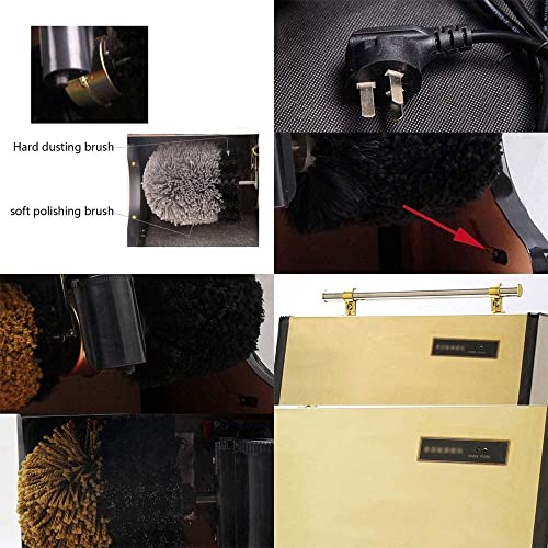Lucidatore per Scarpe, Spazzola elettrica Verticale a induzione Completamente Automatica per Vernice per Scarpe in Pelle nella Hall dell'hotel, 3 Colori Disponibili (53x30x84 cm) (53x30x84 cm)