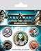 Produktbild Aquaman"Heavy Hitters Of The Seas",Abzeichen Packung,10 x 12.5 cm
