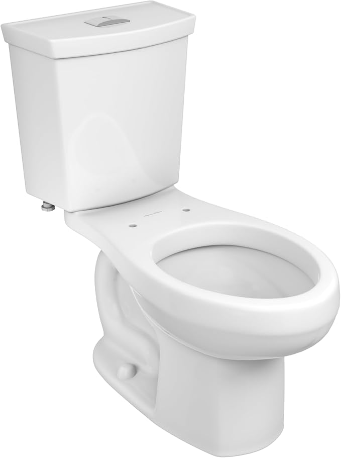 American Standard 2887218.020 H2Option Two-Piece Toilet, Elongated Front, Standard Height, Dual Flush, White, 0.92 - 1.28 gpf