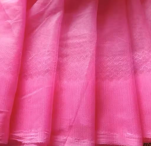Image of Soft Polyester Mosquito Net for King Size Double Bed, Maroon, 6x7 Feet, Hanging Style Canopy (Pink, Double Bed (6 x 7 ft))