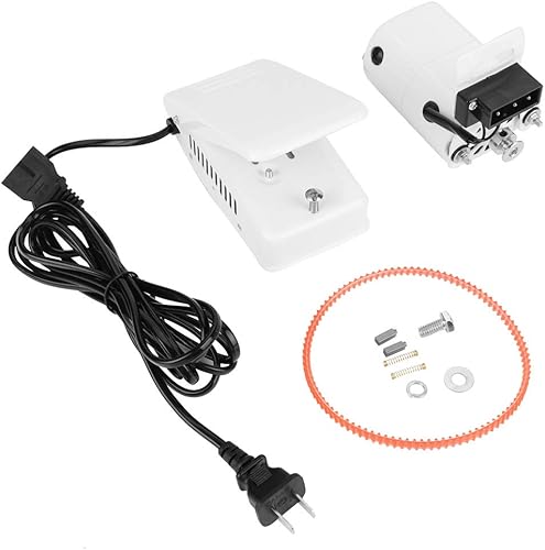 Pedal de pie para máquina de coser, pedal de interruptor de acción de velocidades variables de 100 W con motor para piezas de máquina de coser