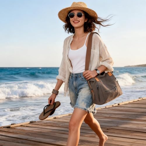 Bolso Tote Casual de Lona para Mujer miniatura 3