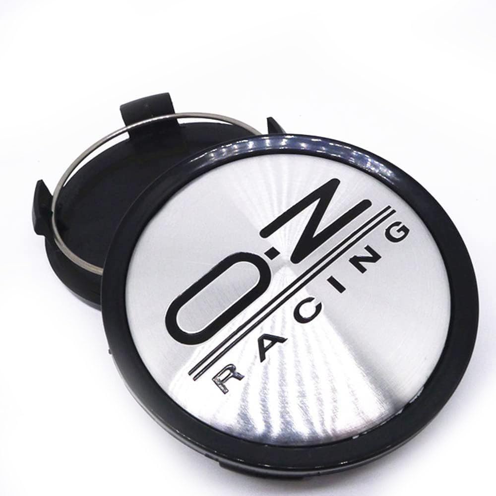 4 Tappi Coprimozzi Centrali Da 59 Mm Per Cerchi OZ Racing – Emblemi Auto In Plastica E Alluminio, Facili Da Installare
