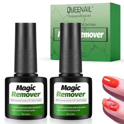#rémunéré #Amazon<br>2 * 9 ml Dissolvant Pour Vernis Gel Gel Dépose Noir Pour Kit Manucure Maison Et Institut Beauté