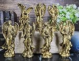 Sieben brigadegenerälen des Heiligen Buch Michael Gabriel Raphael sealtiel Barachiel Uriel Jehudiel Figur Miniatur-Set Skulpturen