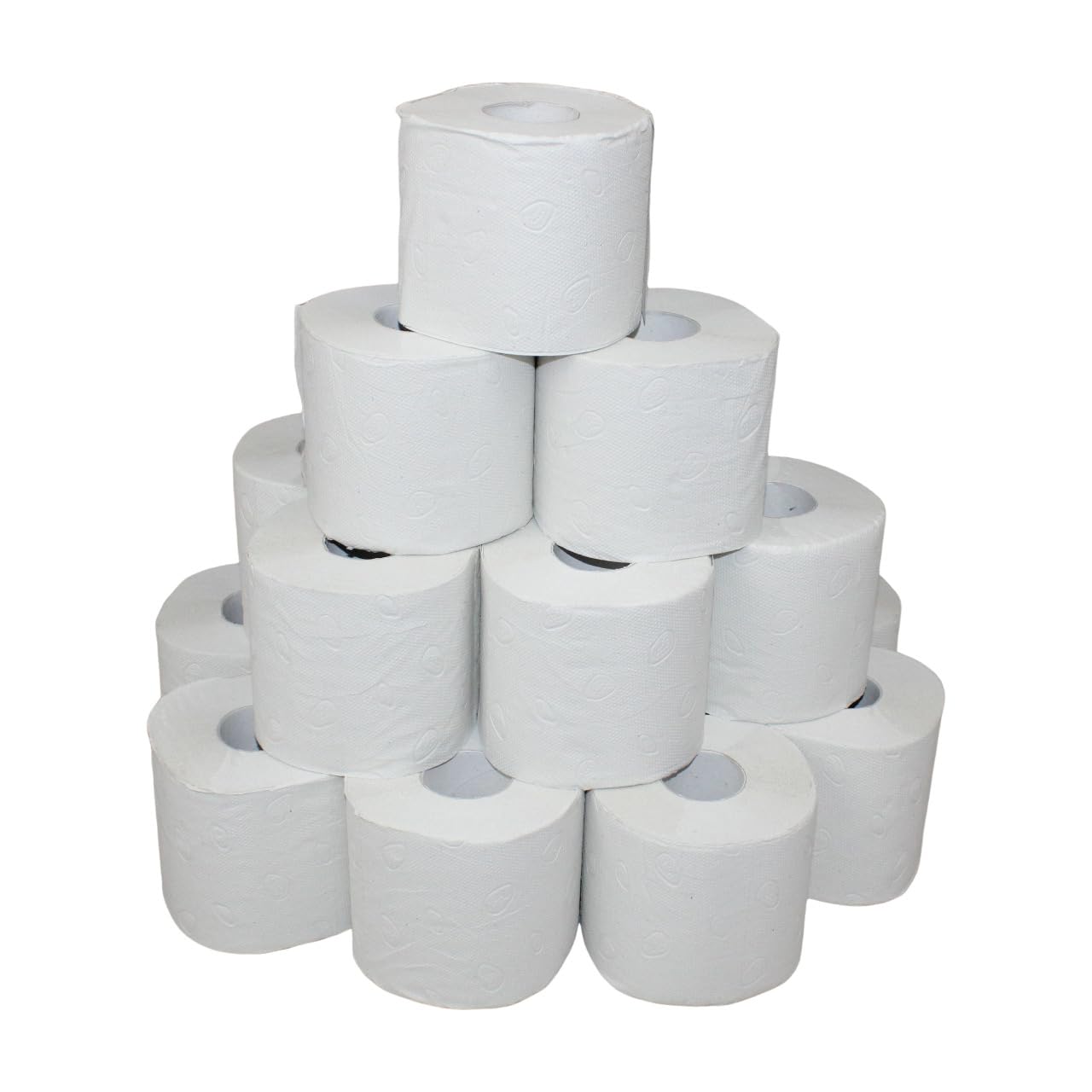 64 Rollen Premium-Toilettenpapier | günstige Großpackung | 3-lagig | je 250 Blatt | weich und saugfähig | 100% Recyclingpapier | Lieferumfang: 8 x 8 = 64 Rollen im Beutel