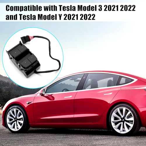 Image of Jaronx Compatible with Tesla Model 3 Window Switch, Left Front Driver Side | Power Master Window Switch for Tesla Model 3 2021 2022 2023 2024, Replace for 1081037-02-G