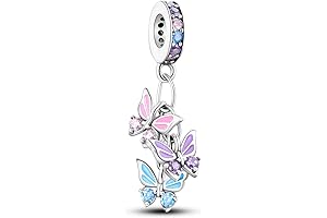 925 Sterling Silver Pandora Butterfly Charm for Bracelets