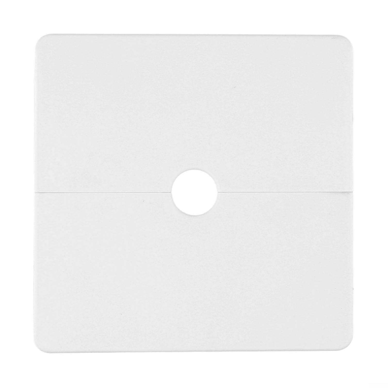 Copertura Foro Parete Per TV - Decorativa Per Cavi E Rubinetti, Bianco