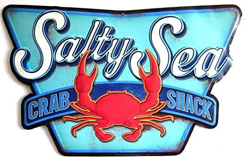 Nautical Sign Salty Sea Crab Shack Sign