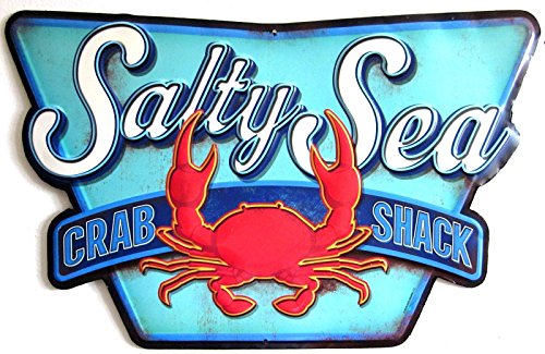 Nautical Sign Salty Sea Crab Shack Sign