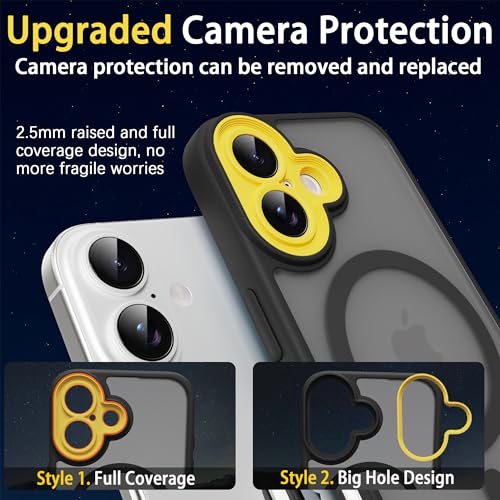 PinLiSheng Magnetic for iPhone 16 Case Black - image 7
