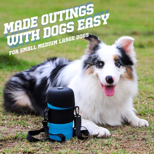 Dog Water Bottle, 28Oz Large Pet Water Bottle Foldable, Dog Travel Water Bottle Leak Proof, Dog Water Bottle Dispenser, Lightweight & Portable Water Bottle For Dogs Walking Travel Hiking, Bpa Free #TOP7