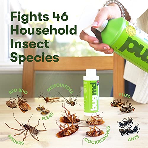 Bugmd Starter Kit - Essential Oil Pest Concentrate (2 Pack), Plant-Powered Bug Spray Quick Kills Flies, Ants, Fleas, Ticks, Roaches, Mosquitoes And More #TOP1