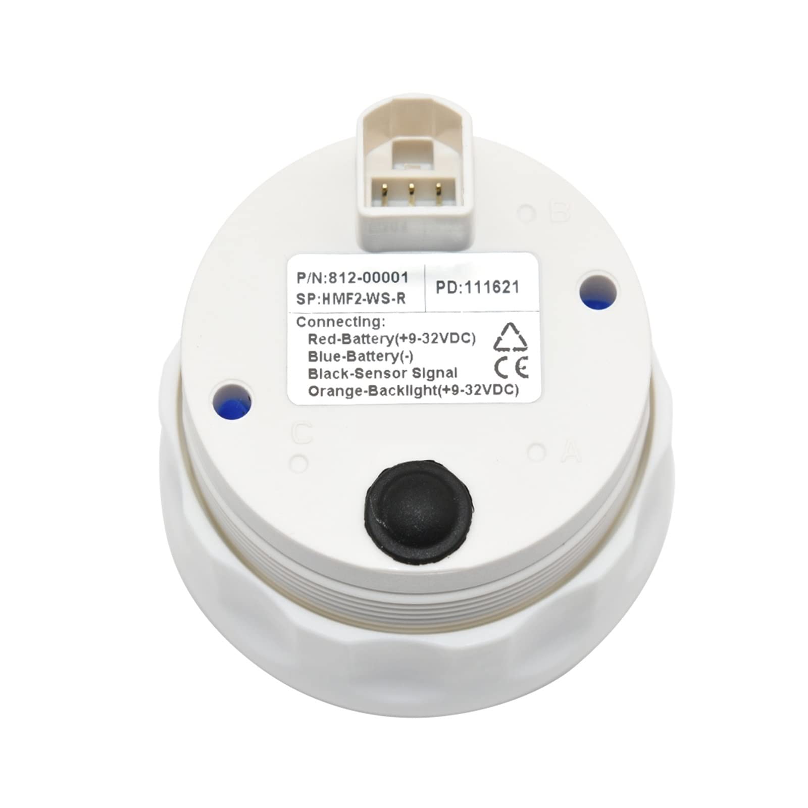 Ga indice di livello del carburante da 52 mm con sensore del livello del carburante 0~190 ohm 8 colori retroilluminazione del serbatoio del serbatoio metro adatto for la barca for auto marina,Legge