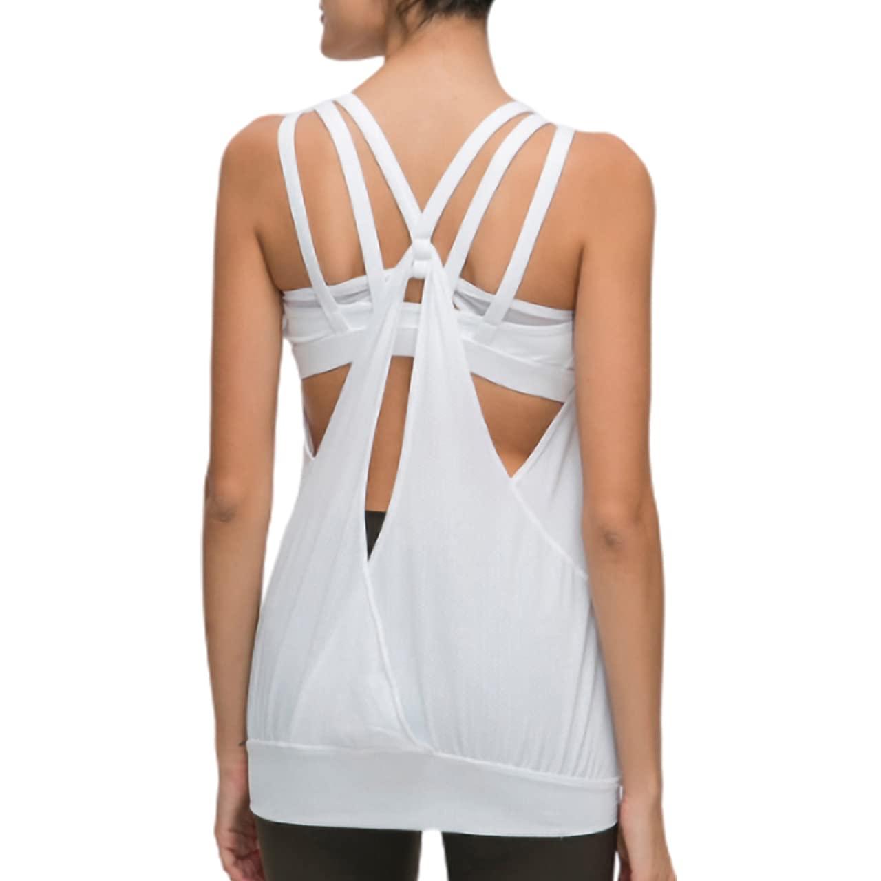 Amazon.co.jp: [and-L] ヨガウェア レディース ブラトップ一体型