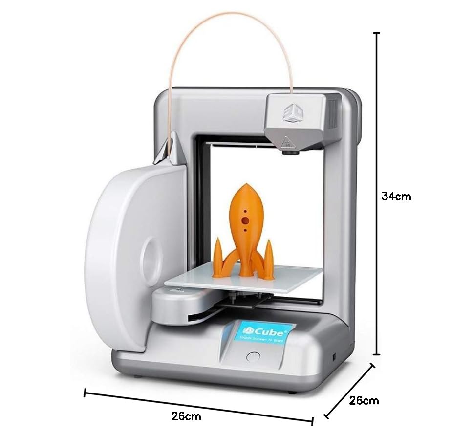 CubePro 3Dプリンター /3D printer 東京23区全域送料無料 Amazon | 3D Systems 3Dプリンタ Cube Printer 2nd Generation Silver