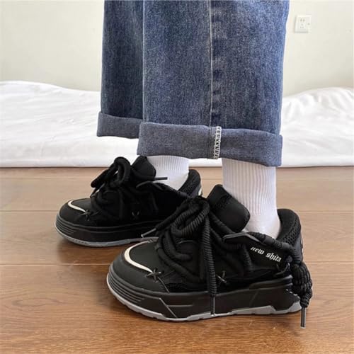 Kawaii Cute Y2K Couple Platform Sneakers Women Men Trendy Retro Streetwear Chunky Comfortable Fashion Casual Shoes4