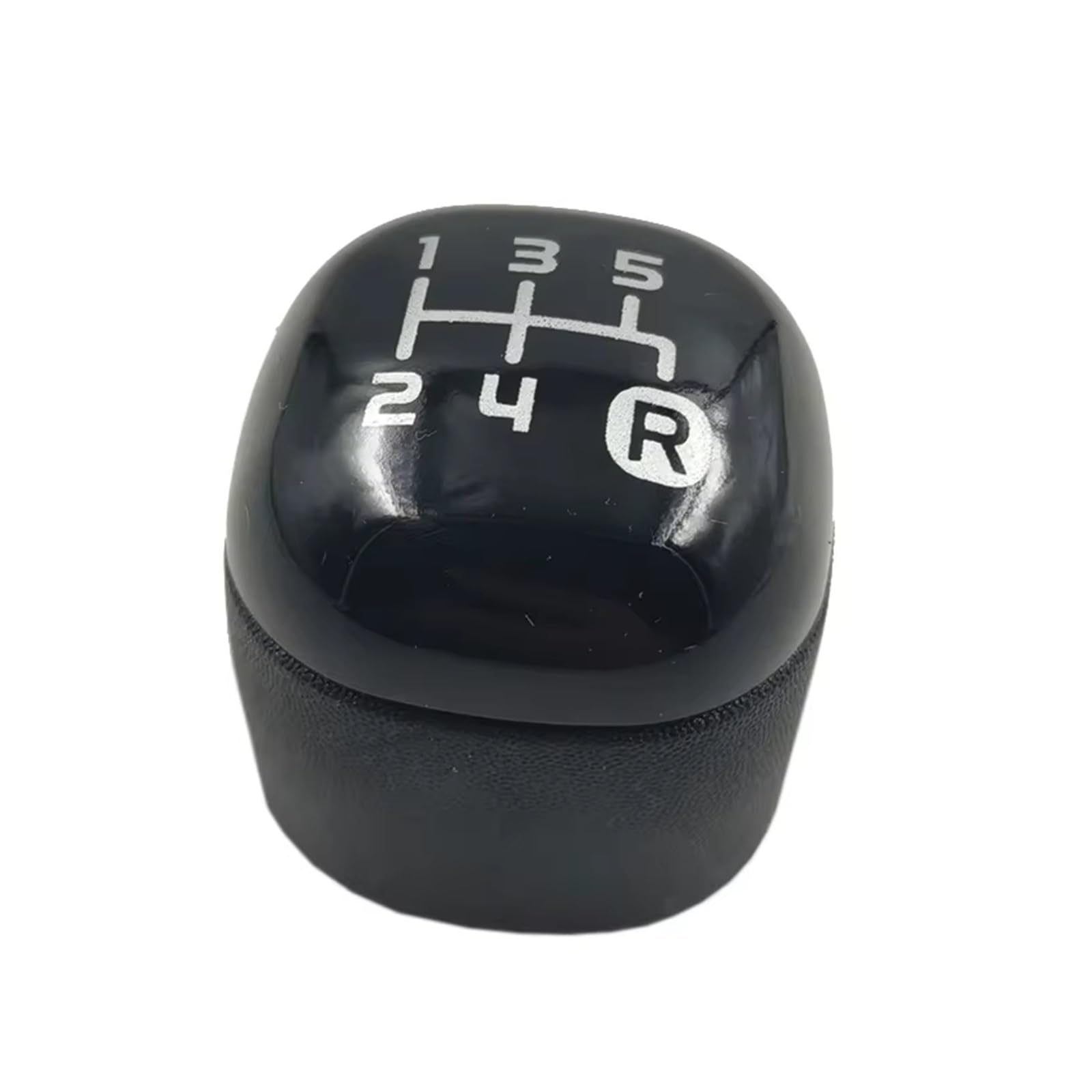 WYLWSHA Shift Gear Knob Cover for Fiat for Panda 2012-2023 Manual Transmission Handle 5 Speed Gear Shift Knob Lever Change Gearbox Shifter Plastic