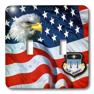 Interruptor doble USAF Academy 3dRose lsp_815_2 de alta calidad 3